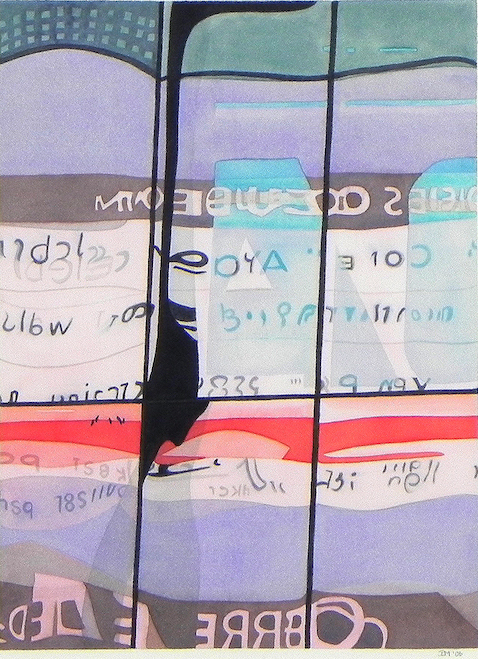 NY Times Square Reflections Series, No. 18, 2006